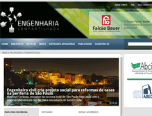 Tablet Screenshot of engenhariacompartilhada.com.br